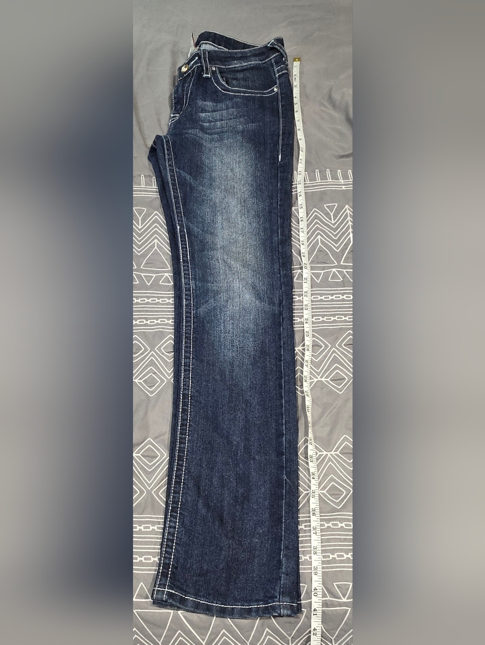 True Religion Joey Super T Low Rise Straight Jeans Size 30 - Picture 2 of 9